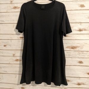 {4 for $20}  Black Swing Tunic Baby Suede